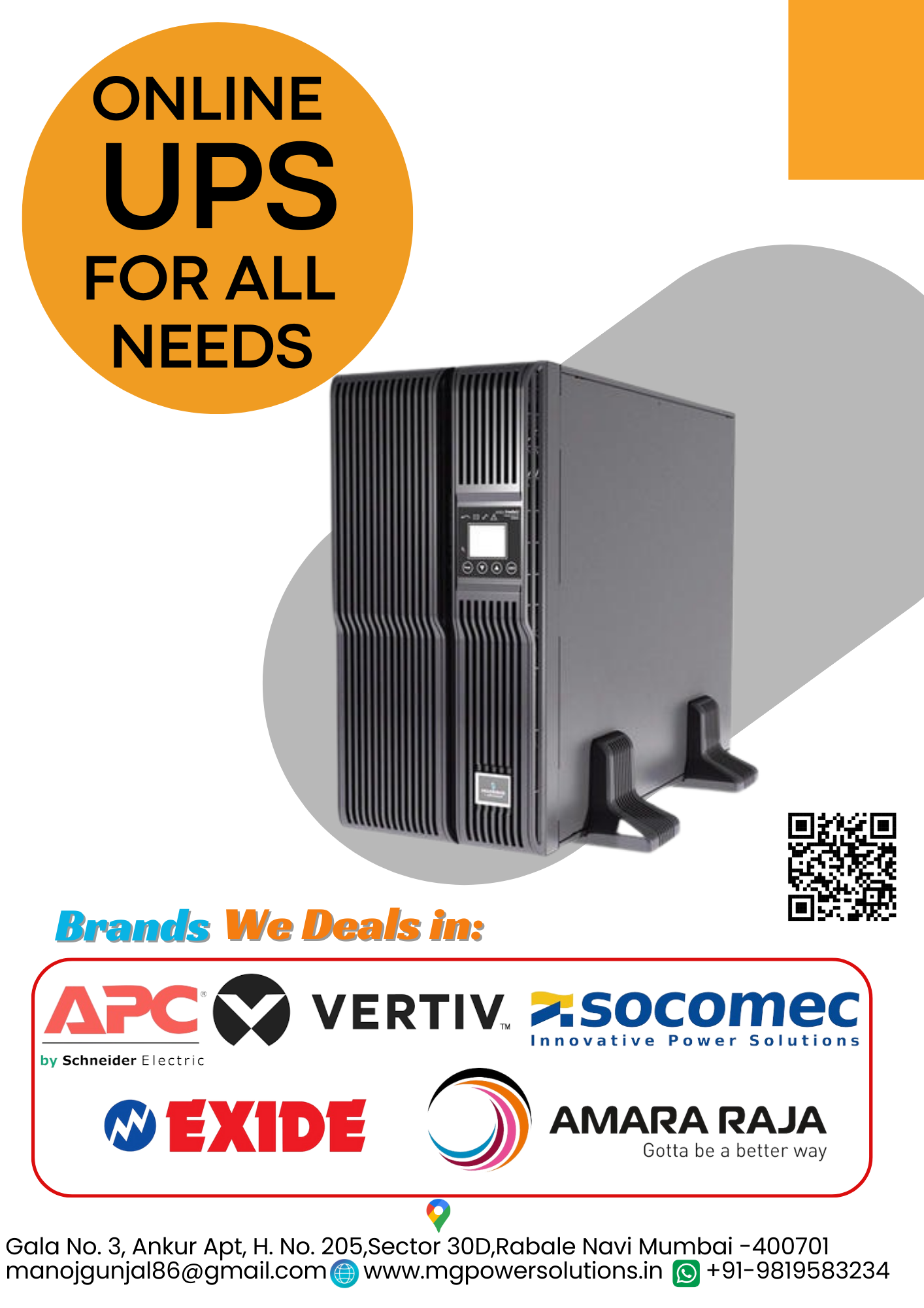 MG Power Solutions  – Inverter/UPS/Batteries