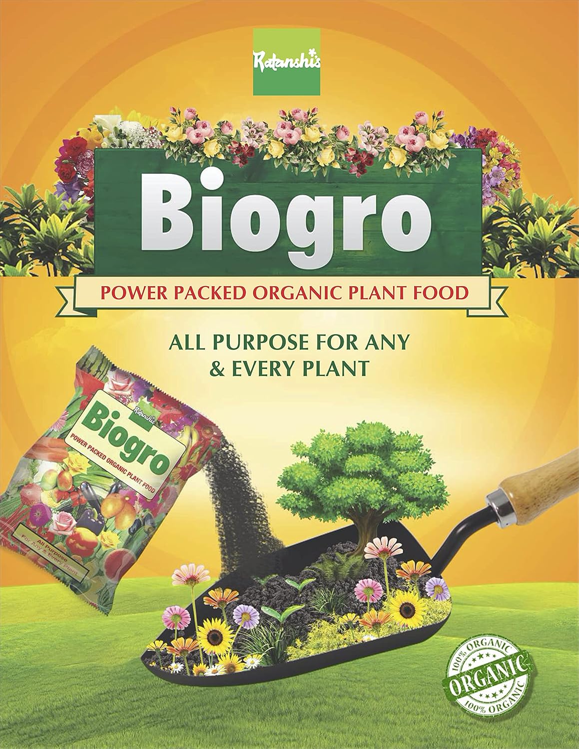 Organic Power Packed Plant Food for Home Gardening