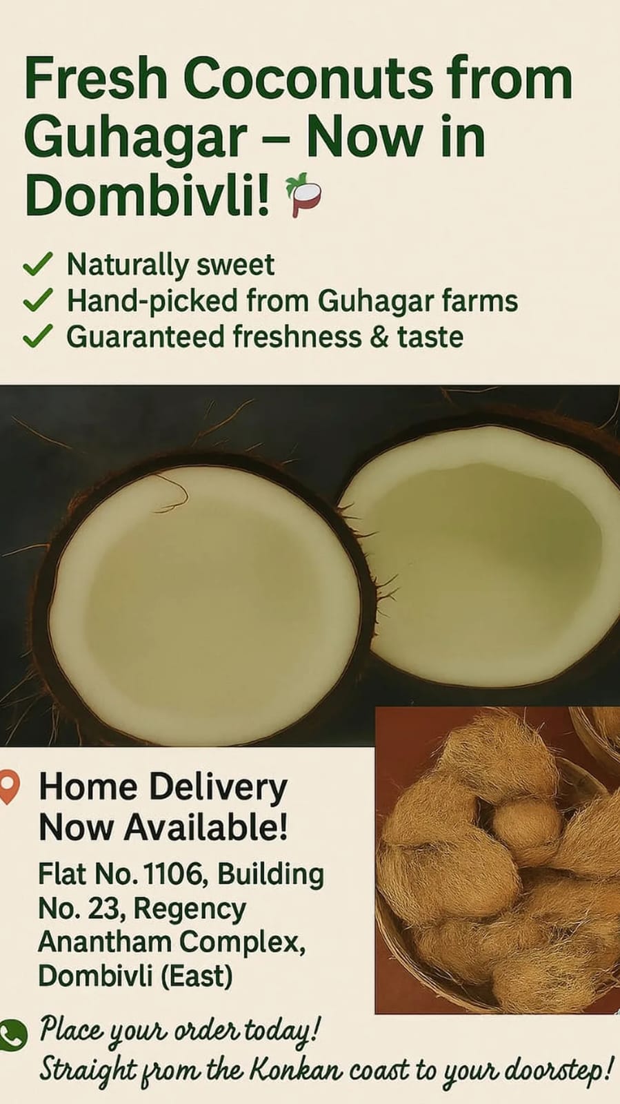 No processing, no preservatives. Just fresh coconuts as nature intended.