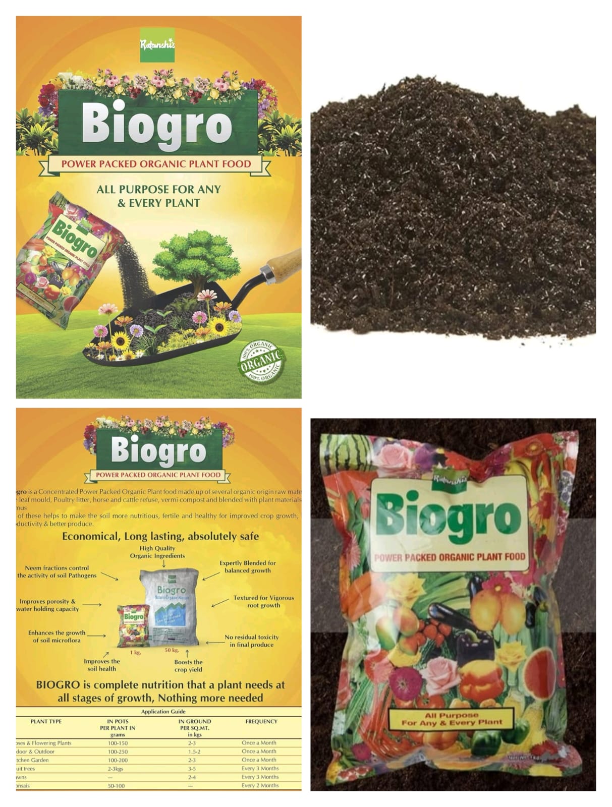 Organic Power Packed Plant Food for Home Gardening