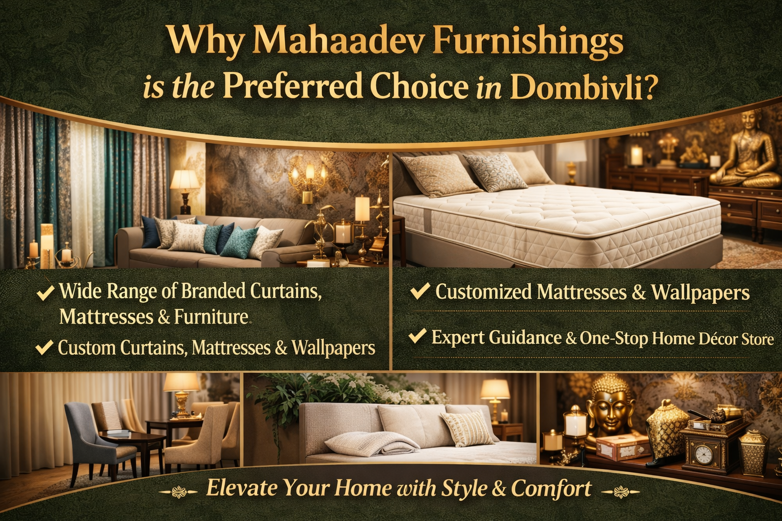 Mahaadev Furnishings – Complete Home Décor & Furnishing Store in Dombivli