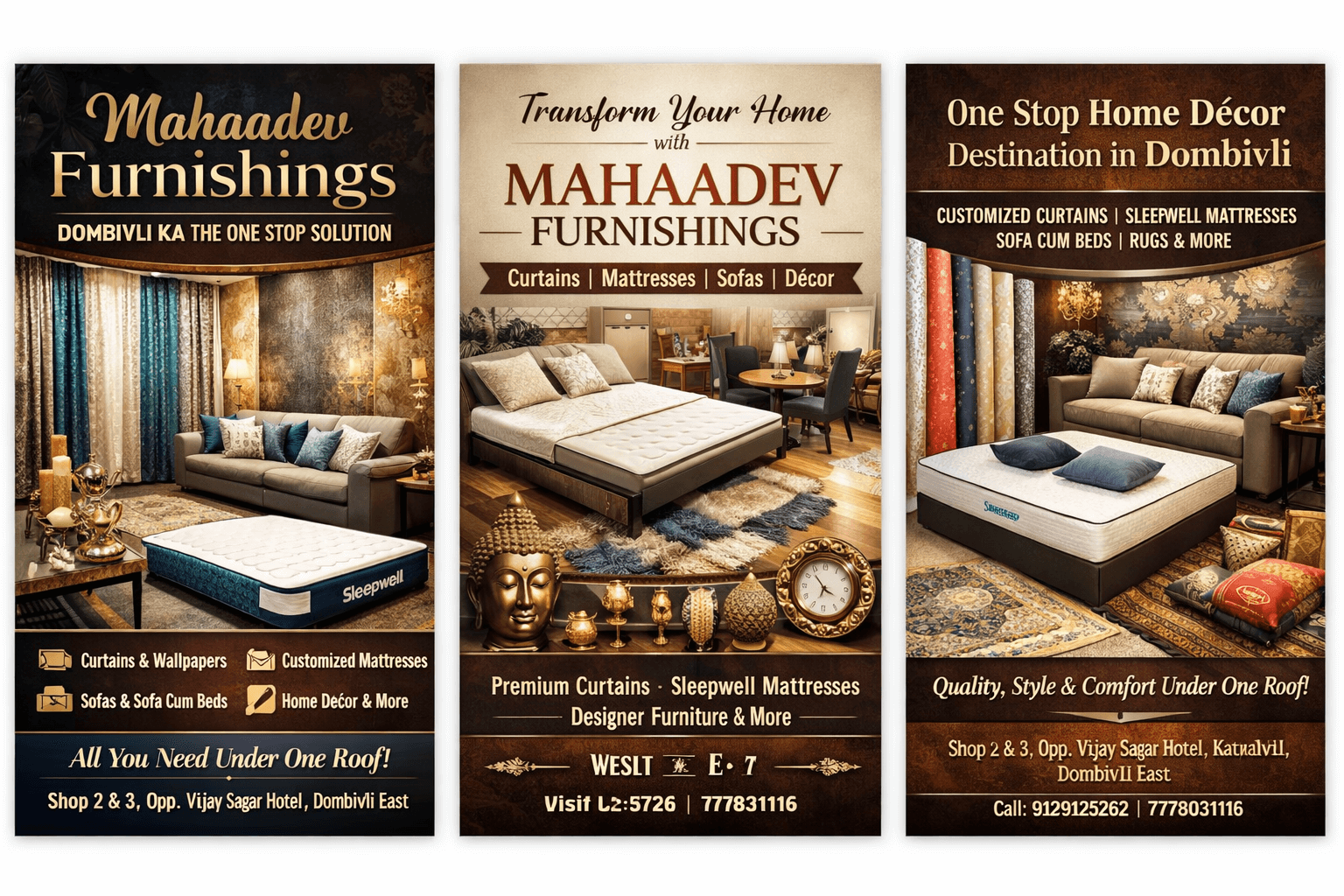 Mahaadev Furnishings – Complete Home Décor & Furnishing Store in Dombivli