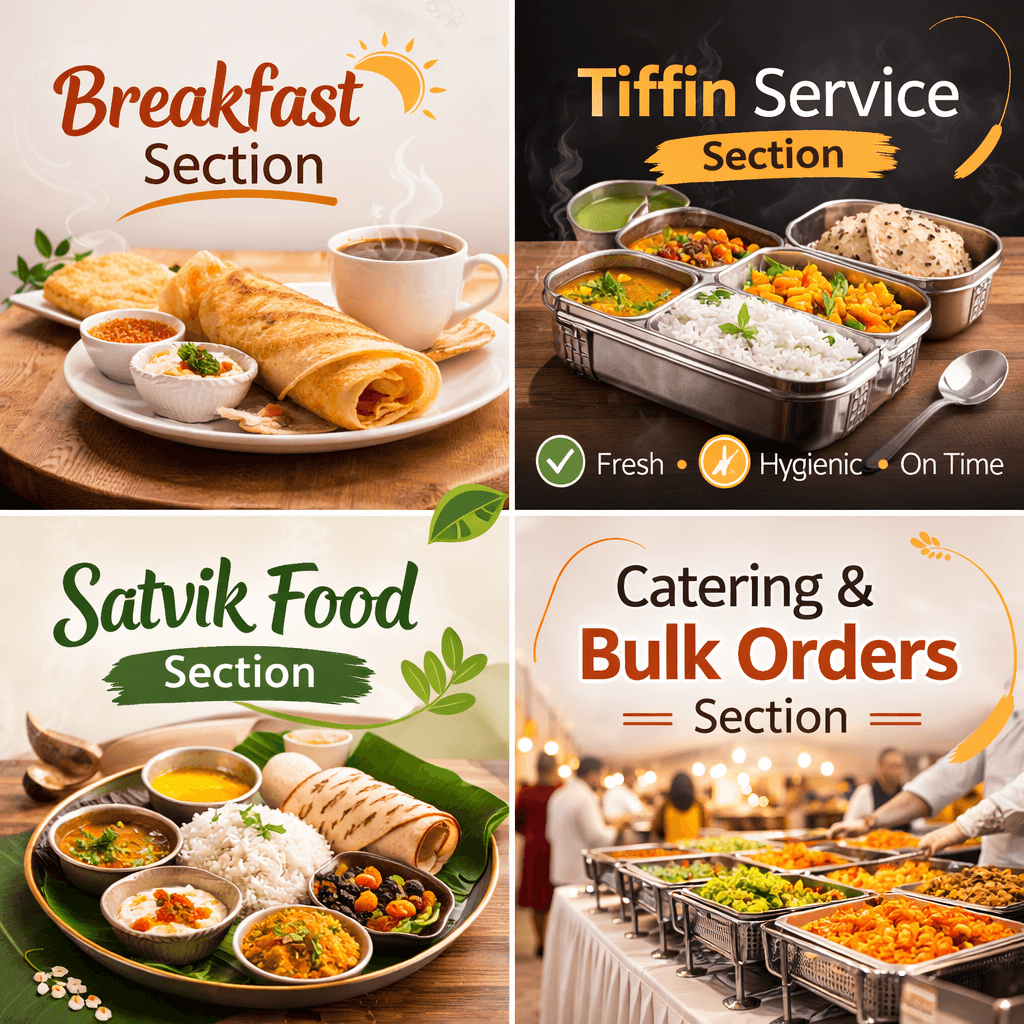 HariBhoj | Tiffin Services | Breakfast | Bulk Orders | Vegetarian
